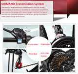 New Electric Bike 21 Speed 10AH 48V 350W 110KM Built-in Lithium battery E bike electric 26