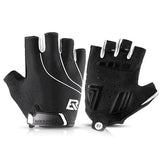 ROCKBROS Cycling Anti-slip Anti-sweat Men Women Half Finger Gloves