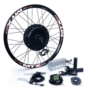 Front or rear motor 65km/h 48v 1500w Electric bike conversion kit for 20" 24" 26" 28" 700c