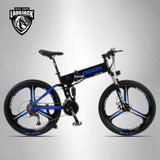 DOOK Mountain Electric Bike Full Suspension Alluminium Folding Frame 27 Speed Shimano Altus Mechanic Brake 26"x4.0 Whe