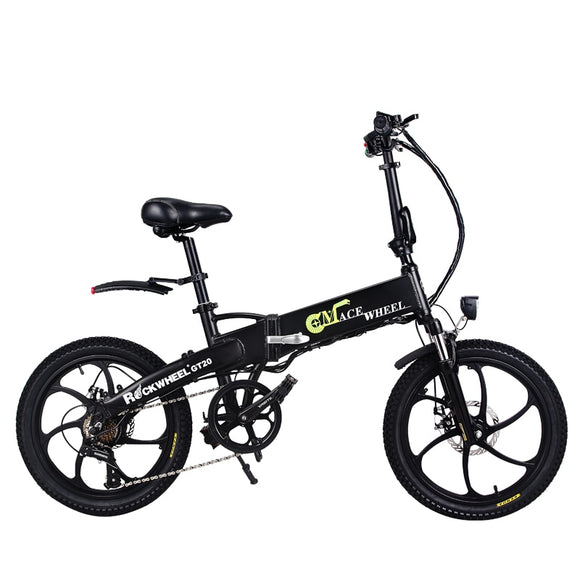 20inch electric bicycle 48V10AH lithium battery hidden in frame 350W high speed motor fold electric bike