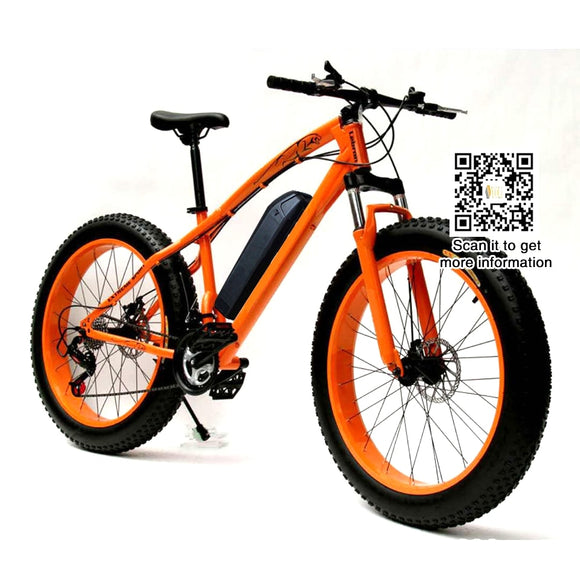 Electric Bicycle 36V 10.4AH 26*4.0 fat tire, snow bike