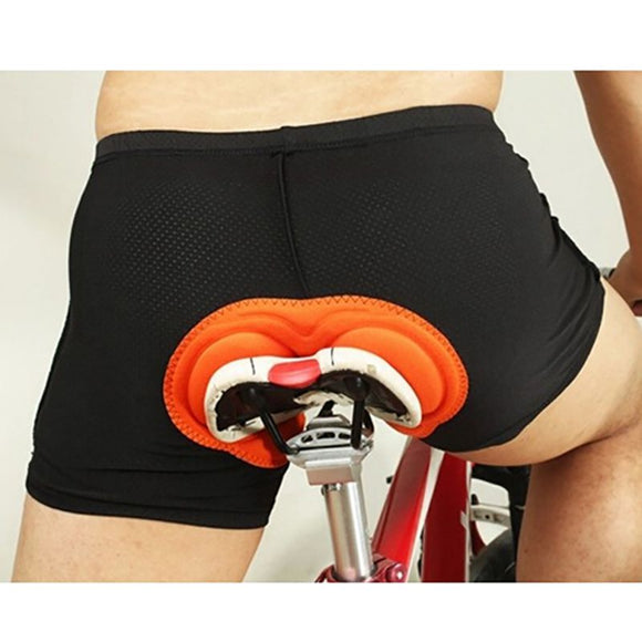 Unisex Black Bicycle Cycling Pants Solid Cosplay Comfortable Underwear Sponge