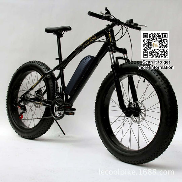 free slow shipping Mountain EBike Road Electric Bicycle 48V 500W 26*4.0 fat tire, snow bike