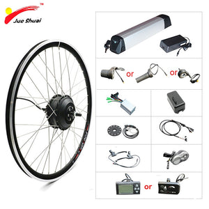 36V 250W - 500W Electric Bike Kit for 20" 26" 700C Wheel Motor Kettle Battery LED LCD Ebike e bike Electric Bike Conversion Kit