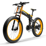 T750Plus New 27 Speed Ebike Fat Bike,1000W 48V 14.5Ah Strong Powe