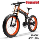 T750Plus New 27 Speed Ebike Fat Bike,1000W 48V 14.5Ah Strong Powe