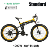 T750Plus New 27 Speed Ebike Fat Bike,1000W 48V 14.5Ah Strong Powe