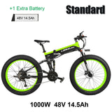 T750Plus New 27 Speed Ebike Fat Bike,1000W 48V 14.5Ah Strong Powe