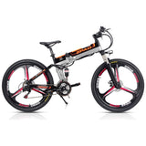 ZPAO 21 Speed, 26 inch, 48V/15A 350W, Folding Electric Bicycle,