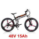 ZPAO 21 Speed, 26 inch, 48V/15A 350W, Folding Electric Bicycle,