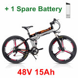 ZPAO 21 Speed, 26 inch, 48V/15A 350W, Folding Electric Bicycle,