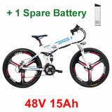 ZPAO 21 Speed, 26 inch, 48V/15A 350W, Folding Electric Bicycle,