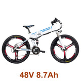 ZPAO 21 Speed, 26 inch, 48V/15A 350W, Folding Electric Bicycle,