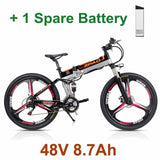 ZPAO 21 Speed, 26 inch, 48V/15A 350W, Folding Electric Bicycle,