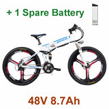 ZPAO 21 Speed, 26 inch, 48V/15A 350W, Folding Electric Bicycle,