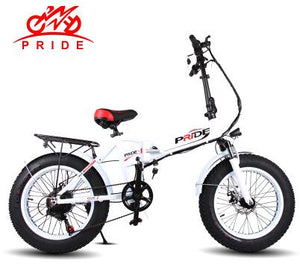 Electric bike 20" 4.0 inch Aluminum Foldable electric Bicycle 48V12.5A 350W