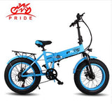 Electric bike 20" 4.0 inch Aluminum Foldable electric Bicycle 48V12.5A 350W