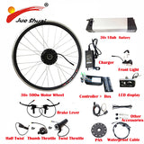 20" 24" 26" 700C(28") Electric Bike Kit for 250W 350W 500W Motor Wheel ebike e bike Kit With Lithium Battery bicicleta electrica