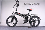 20inch Electric bike 48V12.5A Lithium Battery Aluminum Alloy Folding electric Bicycle 350W  Powerful Mountain /Snow/ city ebike