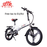 20inch Electric bike 48V12.5A Lithium Battery Aluminum Alloy Folding electric Bicycle 350W  Powerful Mountain /Snow/ city ebike