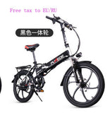 20inch Electric bike 48V12.5A Lithium Battery Aluminum Alloy Folding electric Bicycle 350W  Powerful Mountain /Snow/ city ebike