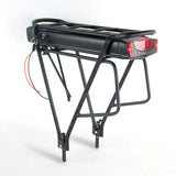 Electric bike 36V 10Ah 13Ah ebike ithium Battery for tsdz Bafang electric bicycle kit Battery with Double Layer Luggage Rack