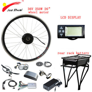 36V 250W 350W 500W Electric Bike Bicycle Kit Front Wheel Motor 36V 10AH Battery Ebike E bike Conversion Kit elektrikli bisiklet