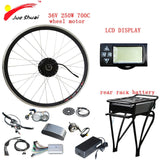 36V 250W 350W 500W Electric Bike Bicycle Kit Front Wheel Motor 36V 10AH Battery Ebike E bike Conversion Kit elektrikli bisiklet