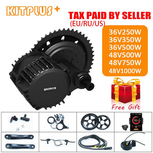 Bafang BBS01 BBS02 BBS03/BBSHD Mid Drive Motor 36V 250W/350W/500W 48V 500W/750W/1000W Electric Bicycle/Bike Ebike Conversion Kit