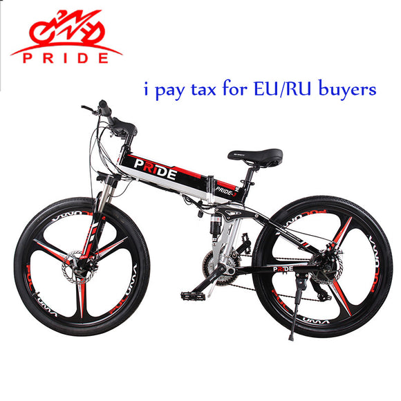 electric bike 26inch Aluminum Folding electric Bicycle 500W Powerful 48V12.5A Lithium Battery