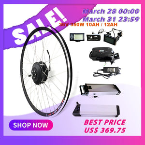 JS EBike 350W Conversion Kit with 36V Lithium Battery Electric Bicycle Hub Motor Ebike E bike Conversion Kit bicicleta electrica