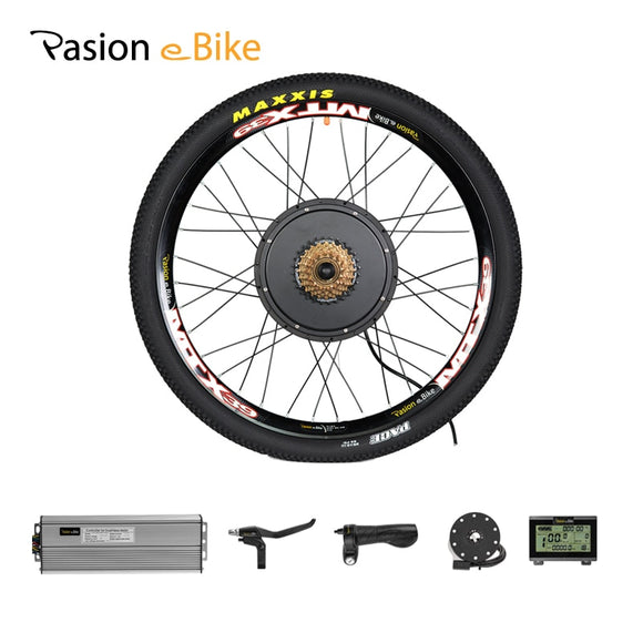 Electric Bike Kit 1500w Motor Wheel 48V E Bike Kit 1500W Wheel Motor Electric Bicycle Conversion Kit for 20-29in Rear Hub Motor