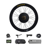 Electric Bike Kit 1500w Motor Wheel 48V E Bike Kit 1500W Wheel Motor Electric Bicycle Conversion Kit for 20-29in Rear Hub Motor