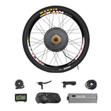 Electric Bike Kit 1500w Motor Wheel 48V E Bike Kit 1500W Wheel Motor Electric Bicycle Conversion Kit for 20-29in Rear Hub Motor