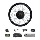 Electric Bike Kit 1500w Motor Wheel 48V E Bike Kit 1500W Wheel Motor Electric Bicycle Conversion Kit for 20-29in Rear Hub Motor