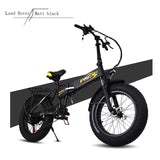 48V12A Electric 20" 4.0 Fat Tire ebike Aluminum Folding 350W Powerfu