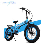 Electric bike 48V12.5A Electric 20"4.0 Fat Tire ebike Aluminum Folding 350W Powerful electric Bicycle Mountain/Snow/