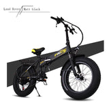 Electric bike 20" 4.0 Fat Tire bike Aluminum Foldable electric Bicycle 48V12A Lithium Battery 350W Powerful Mountain/Snow e bike