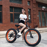 wolf's fang Mountain Bike Electric Bicycle 48V500W 12Ah 27 speed 26X4.0 powerful