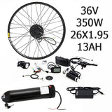 350W Electric Bike Kit for 26' 27.5' 29' Wheel Motor Kettle Battery LED LCD Ebike e bike Electric Bike Conversion g001