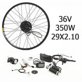 350W Electric Bike Kit for 26' 27.5' 29' Wheel Motor Kettle Battery LED LCD Ebike e bike Electric Bike Conversion g001