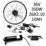 350W Electric Bike Kit for 26' 27.5' 29' Wheel Motor Kettle Battery LED LCD Ebike e bike Electric Bike Conversion g001