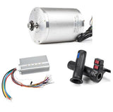 1Set Electric Motor 72V 3000W, Brushless Motor Controller 48V - 72V 50A, Reverse Twist Throttle, Power Ignition Lock Scooter Kit